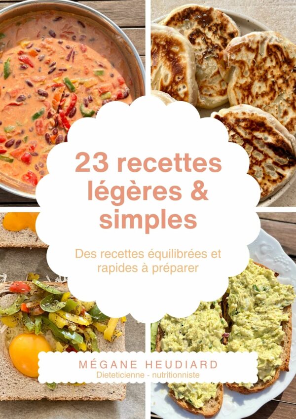 Recette légères & simples (23 recettes) - Edition 2025